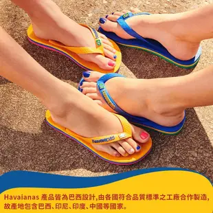 Havaianas哈瓦仕 拖鞋 童鞋 籃球 灌籃高手 白 Kids Athletic 4127273-3749K