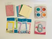 Fujifilm Instax Mini 7/8 Camera Accessories Close Up Lens And Frames Lot Of 14