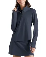 Rhone Course to Court Quarter Zip Top