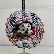Minnie Mouse Wind Spinner New Without Box 8”x 7 3/4”