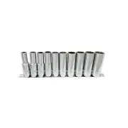 10 Pcs of Chicane 1/2" Drive Metric Deep Socket Set - Chrome Vanadium Steel