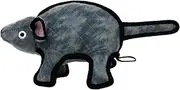 Tuffy Plush Dog Toy, Grey