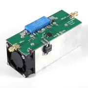 AISANRAY RF Power Amplifier 600-1100MHz 30dB Gain 8W Output 24-28V SMA-K Interface Active Air Cooling Compact Design for