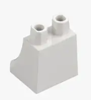 LEGO Minifigure Lower Body Skirt WHITE- No 36036 - QTY 300