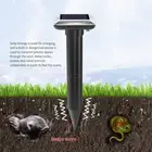2024 Ultrasonic Solar Snake Repeller Multi Pulse Pest Controls Rodent Repellent