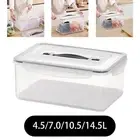 Refrigerator Organiser with Draining Board Fruit Box for Bread Cabinet Home