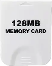 Gamer Gear 128MB GameCube Compatible Memory Card 2043 Blocks Wii NGC white