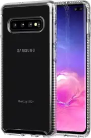 Tech21 Pure Clear Phone Case for Samsung Galaxy S10+, Clear