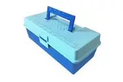 28cm Storage Box Case w Caddy Organiser Tray for Tool Sewing Handcraft Fishing