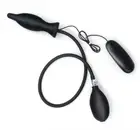 Anal butt but Remote Control Pump Prostate Vibrator Inflatable Plug Expand a30