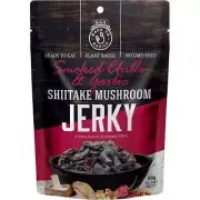 DJ&A Shiitake Mushroom Jerky Smoked Chilli & Garlic 60g (Pack of 12)