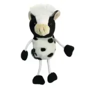 NEW PLUSH SOFT TOY Puppet Company 2211 Mini Cow Finger Puppet 10cm