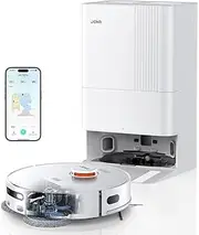 JONR P20 Pro Robot Vacuum Cleaner with FlexiArm Mop,8000Pa Suction,All-in-One Smart Base Station,Auto Mop Washing & Hot Drying, Auto Lifting Mop,Anti-Tangle Design, AI Obstacle Avoidance