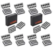 10 MATCHED PAIRS ULTRA PRECISION 1-2-3 BLOCKS 23 HOLES MACHINIST 123 .0002"