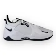Nike PG 5 TB Promo White Black Oreo Tuxedo Paul George DM5045-100 Men 10 Shoes
