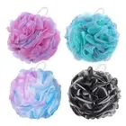 BTYMS 4 Pieces Loofah Bath Sponge 75g/pc Bath Puffs Shower Scrunchies Large B...