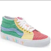 NEW VANS PRIDE RAINBOW SNEAKERS UNISEX SIZE 9.5MENS, 11WO'S