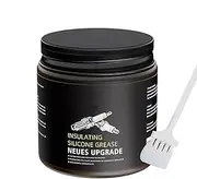 Dielectric Lubricant | Insulating Marine Silicone Grease Automotive Seals,Waterproof Electrical Car Seals with Brush for Battery Terminals, Spark Plugs