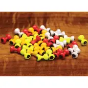 Hareline Painted Lead Dumbbell Eyes Fly Tying Materials - All Varieties