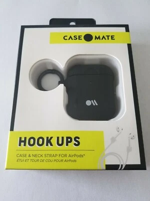 Case-Mate Hook Ups Case & Neck Strap for Apple AirPods - Black