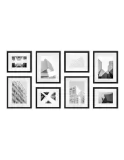 [Studio Nova] Premium 8 Piece Gallery Photo Wall Frame Set in Black
