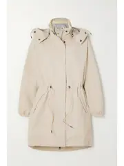 [Purdey] Purdey - Cornwall Hooded Shell Jacket - Beige - large large Neutrals