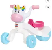 Little Tikes Go & Grow Unicorn Indoor & Outdoor Ride-On Scoot for Preschool Kids