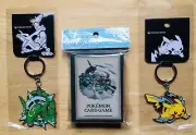Pokémon Pikachu Rayquaza Card Sleeves And Keychains New/Unopened!
