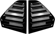 Compatible with VW Golf MK8 2020 2021 2022 2023 Car Styling Rear Window Side Vent Louver Shutter Cover Trim Scoop ABS Decoration Sticker(Black)