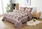 Patchwork Coverlet Bedspread Set Comforter Quilt King Super King 250x270cm 9#