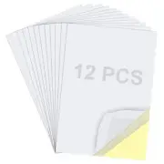 12 Pcs Clear Double Sided Adhesive Tape Sheets for Crafts,Home Decorative Tape w