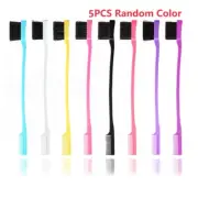 5PCS Random Color Edge Brush Comb 2 in 1 Double Sided Edge Control Brush for Hai