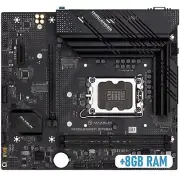 Motherboard Micro-Atx B760M DDR4 8GB RAM 12° 13° Gen I7 I9 Gaming Pcie 4.0 PC