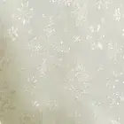 St Nicholas Square Glittery Silver Snowflake Tablecloth 60x84 Oblong