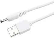 TenCloud USB Charger Cord(3.3Ft/100cm) intended for LUNA series Device(Luna, Luna 2 Series Facial Cleanser, ISSA Series E-Toothbrush, Iris, Espada) (White-1PC)