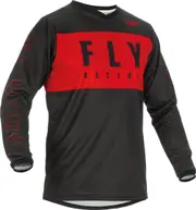 Fly Racing F-16 Motocross Jersey, black-red, Size XL for Men Black Red