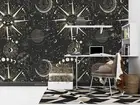 3D Sun Phase MoonWallpaper Wall Mural Removable Self-adhesive 120