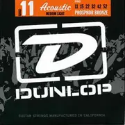 Dunlop Acoustic Guitar Strings 11-52 Phosphor Bronze Medium-Light