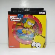 The Simpsons Bart Simpson Wall Clock by Playworks 2005 Brand New Sealed RARE