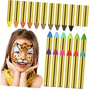 Face Paint Stencils Sticks Face Art Kit User-friendly Design Great for Halloween