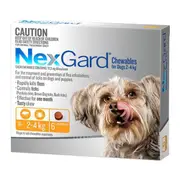 Nexgard Small 2.0 - 4Kg 6'S Yellow