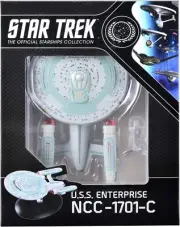 Authentic U.S.S. Enterprise NCC-1701-C Die-Cast Model from Star Trek Collection