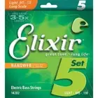 Elixir 14202-U 0.045-0.130 Gauge Strings Nanoweb 5 String Bass Strings