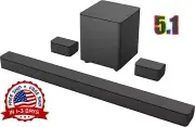 Barra De Sonido Con Subwoofer Bluetooth 5.1 Sistema De Altavoces Para TV NUEVO