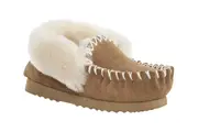 UGG Outback Premium Sheepskin Moccasin Slipper (Chestnut, Size 6M/7W US)