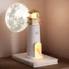 LED Cordless Night Lights Set of 2, Wireless Portable Motion Sensor Moon Lightho