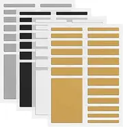[FUWIND] Ring Size Adjuster Set, 4 Sheets, Invisible Ring Guards, White, Yellow, Gray, Black