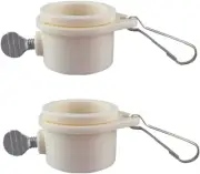 Tangle Free Flag Pole Mounting Ring Clip - Rotating Flapole Mounting Rings with