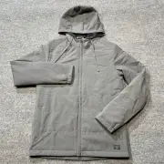 Travis Mathew Mens Jacket Gray Small Every Amenity Zip Stretch Golf Outdoor