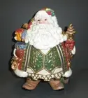 Fitz and Floyd Jolly Ole St. Nick Cookie Jar- New in Box - 19/35